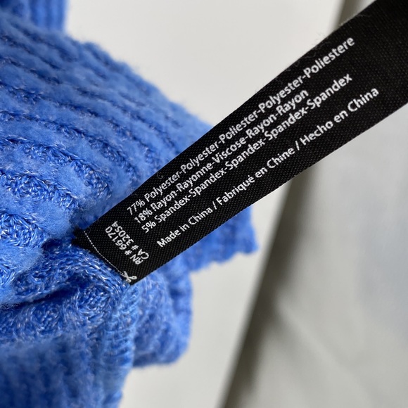 Out From Under | Urban Outfitters Blue Thermal Button Front Top Small - Picture 14 of 14